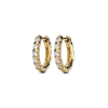 Online Shinola Diamond Petite Round Huggie Earrings