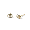 Sale Shinola Diamond Rivet Oval Stud Earrings