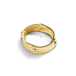Discount Shinola Diamond Rivet Plaque Ring