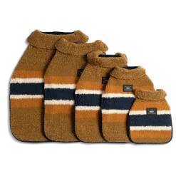 New Shinola Dog Coat Tan Stripe