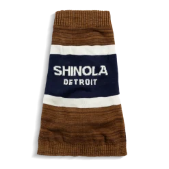 Discount Shinola Dog Sweater Brand Stripe / Tan