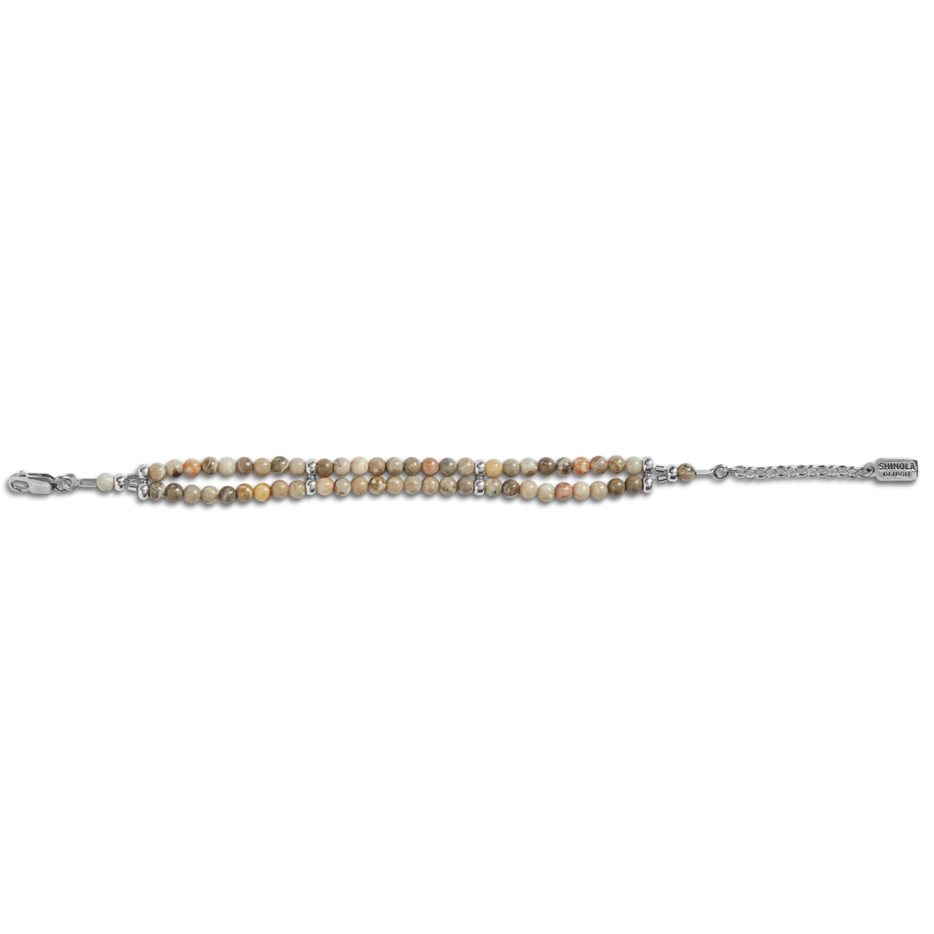 Outlet Shinola Double Row Petoskey Beaded Bracelet