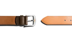 Outlet Shinola 1 1/2" Double Stitch Belt Deep Brown