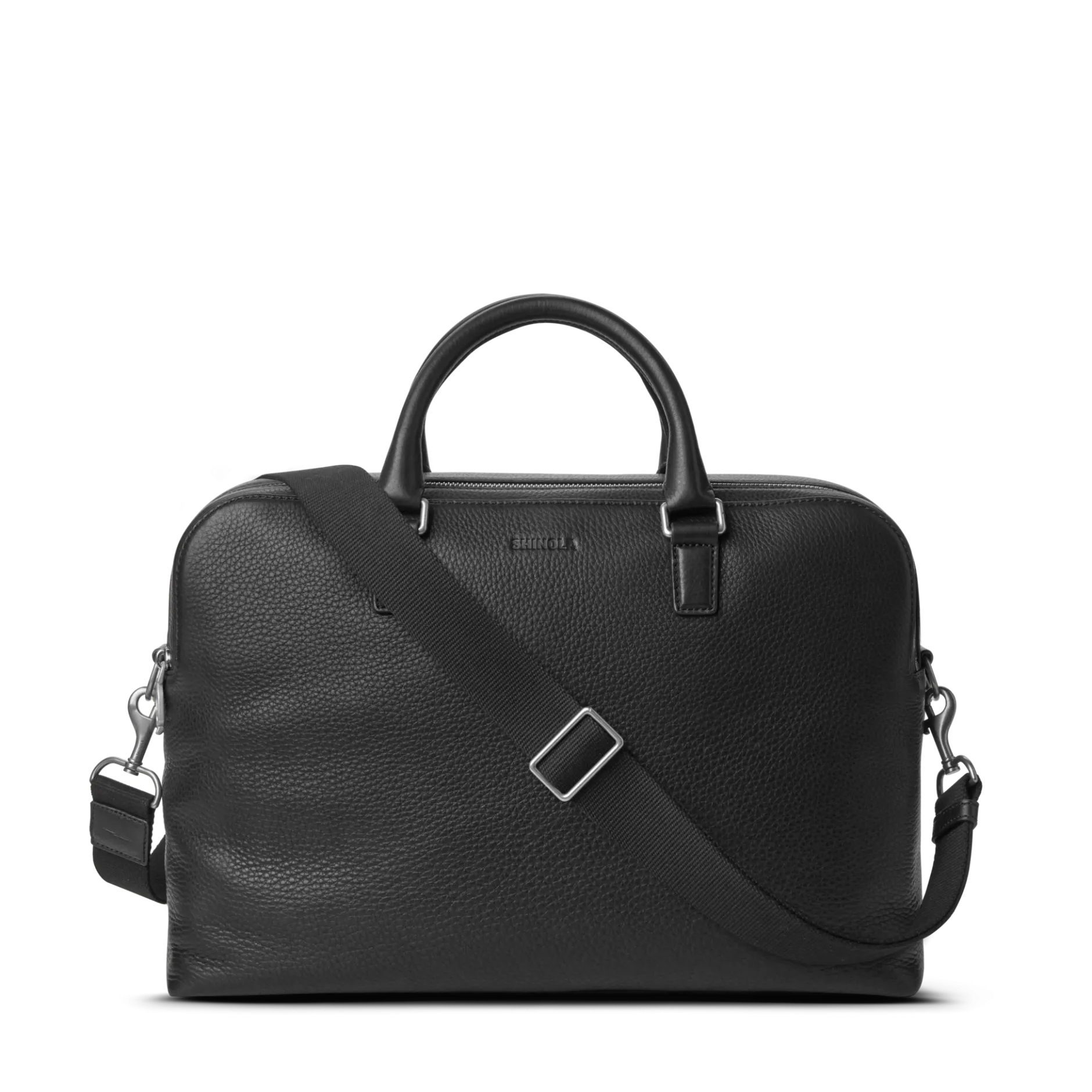Clearance Shinola Double Zip Briefcase Black