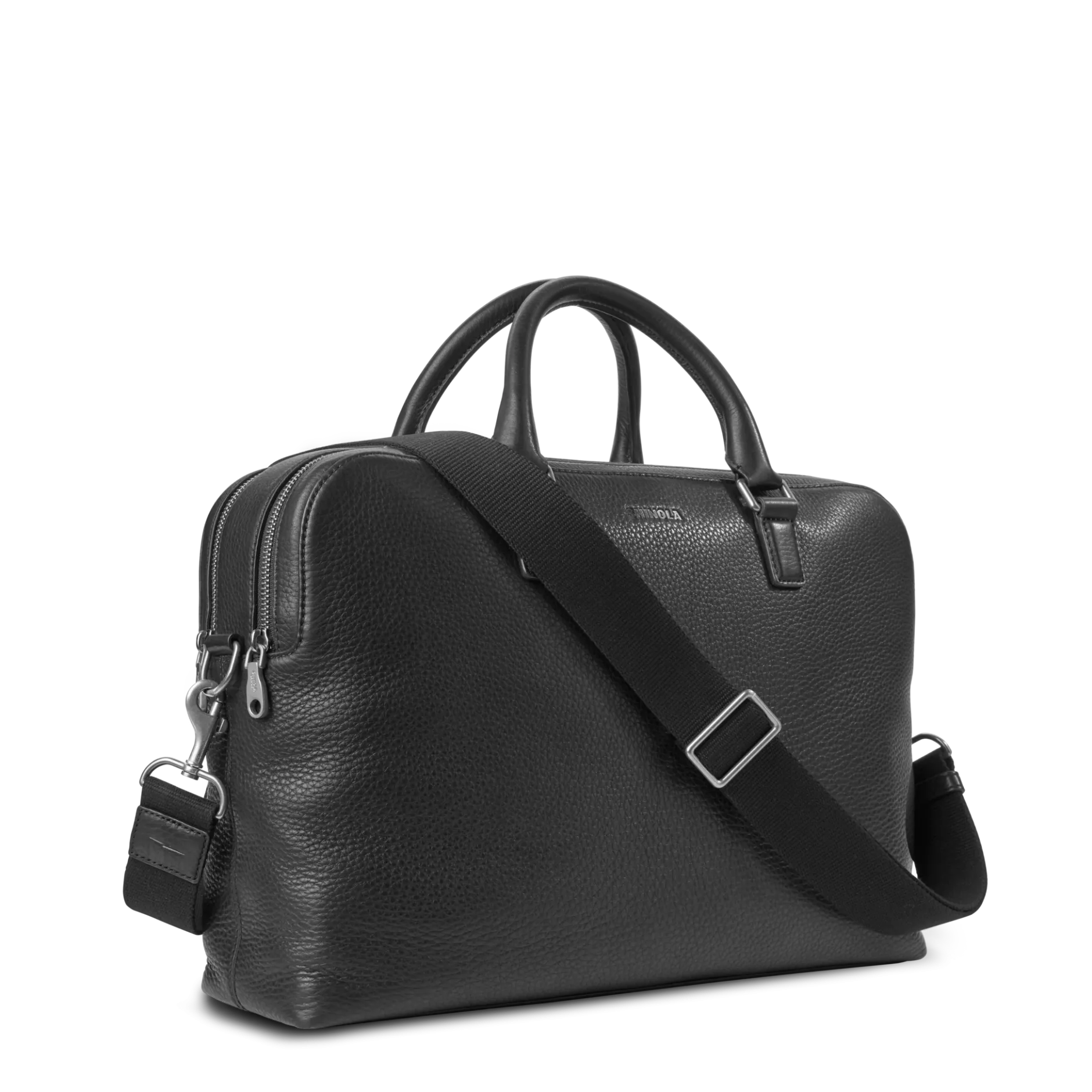 Clearance Shinola Double Zip Briefcase Black