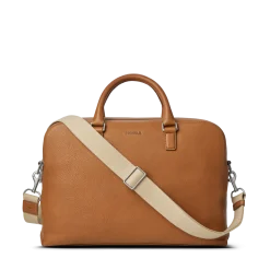 Clearance Shinola Double Zip Briefcase Tan
