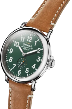 Hot Shinola Engravable Runwell Watch Green