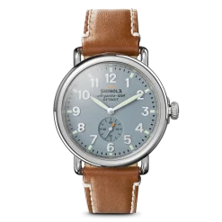 Best Shinola Engravable Runwell Watch Slate Blue