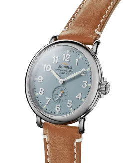 Best Shinola Engravable Runwell Watch Slate Blue
