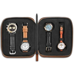 Online Shinola Four Watch Travel Case Tan
