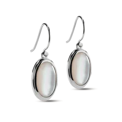 Clearance Shinola Heirloom Drop Earrings Mother of Pearl