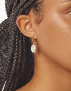Clearance Shinola Heirloom Drop Earrings Mother of Pearl