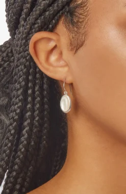 Clearance Shinola Heirloom Drop Earrings Mother of Pearl