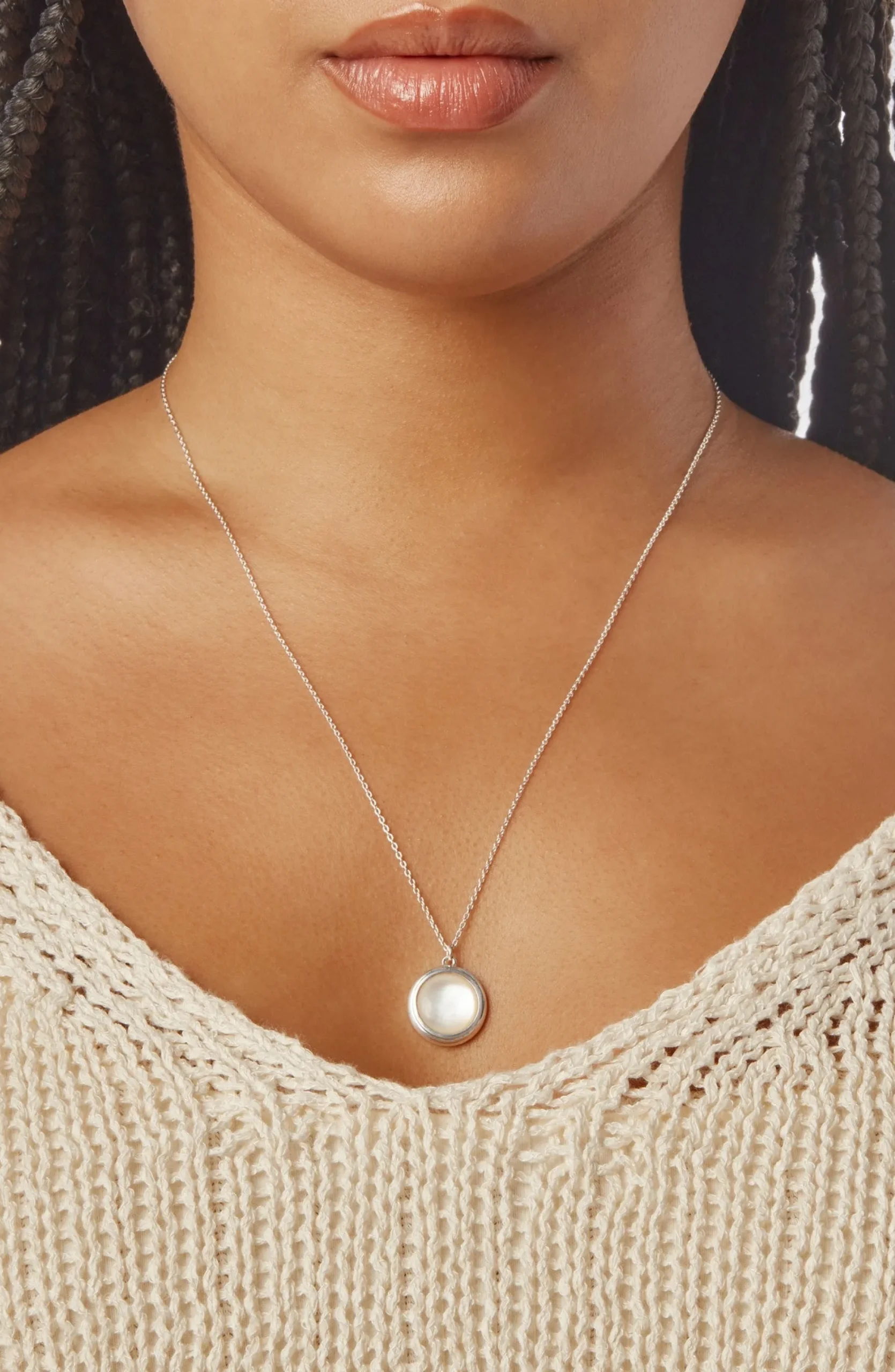 Online Shinola Heirloom Pendant Necklace Mother of Pearl