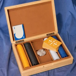 Sale Shinola Lacquered Wood Poker Set
