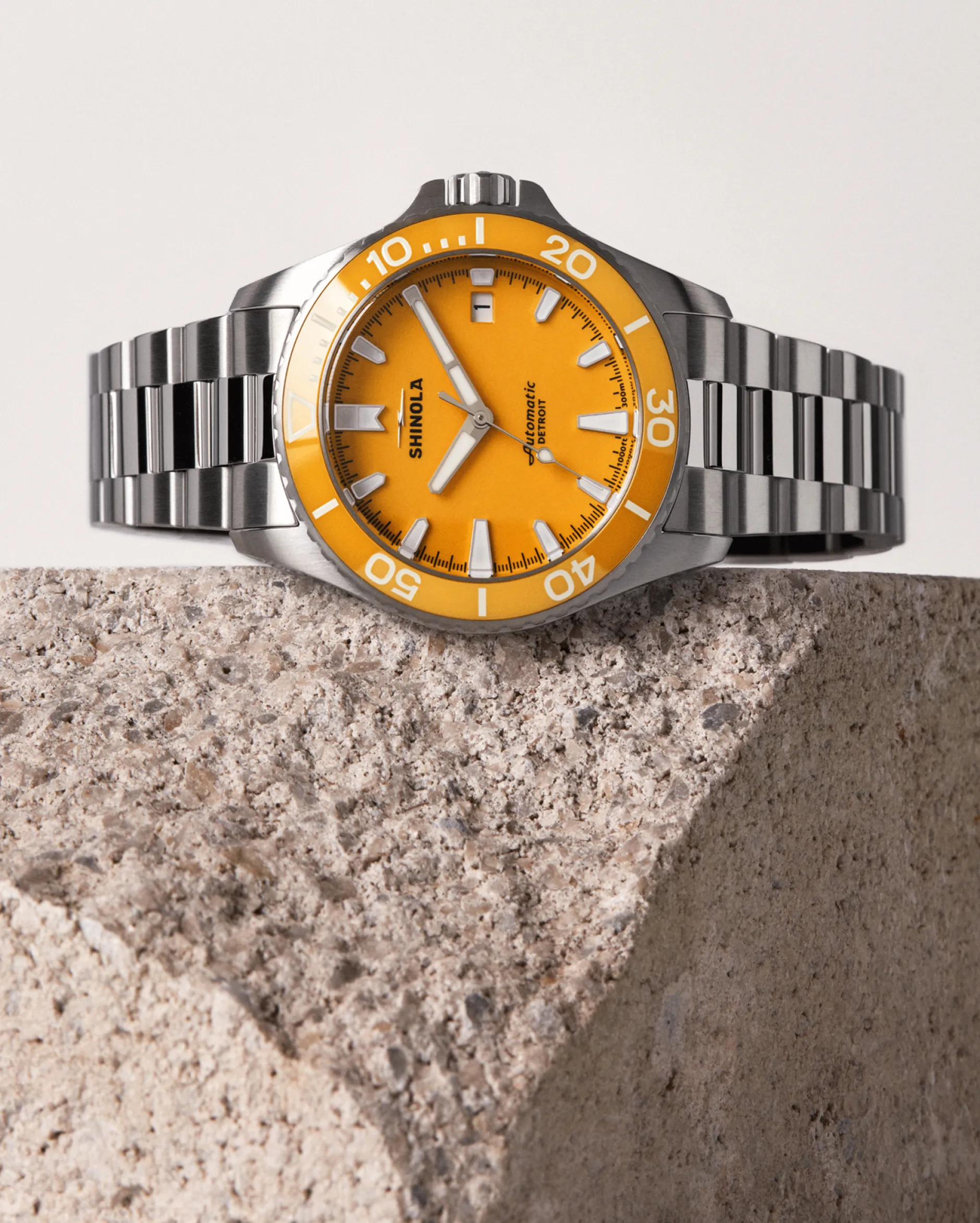 Clearance Shinola Monster Automatic Dive Watch Lake Huron