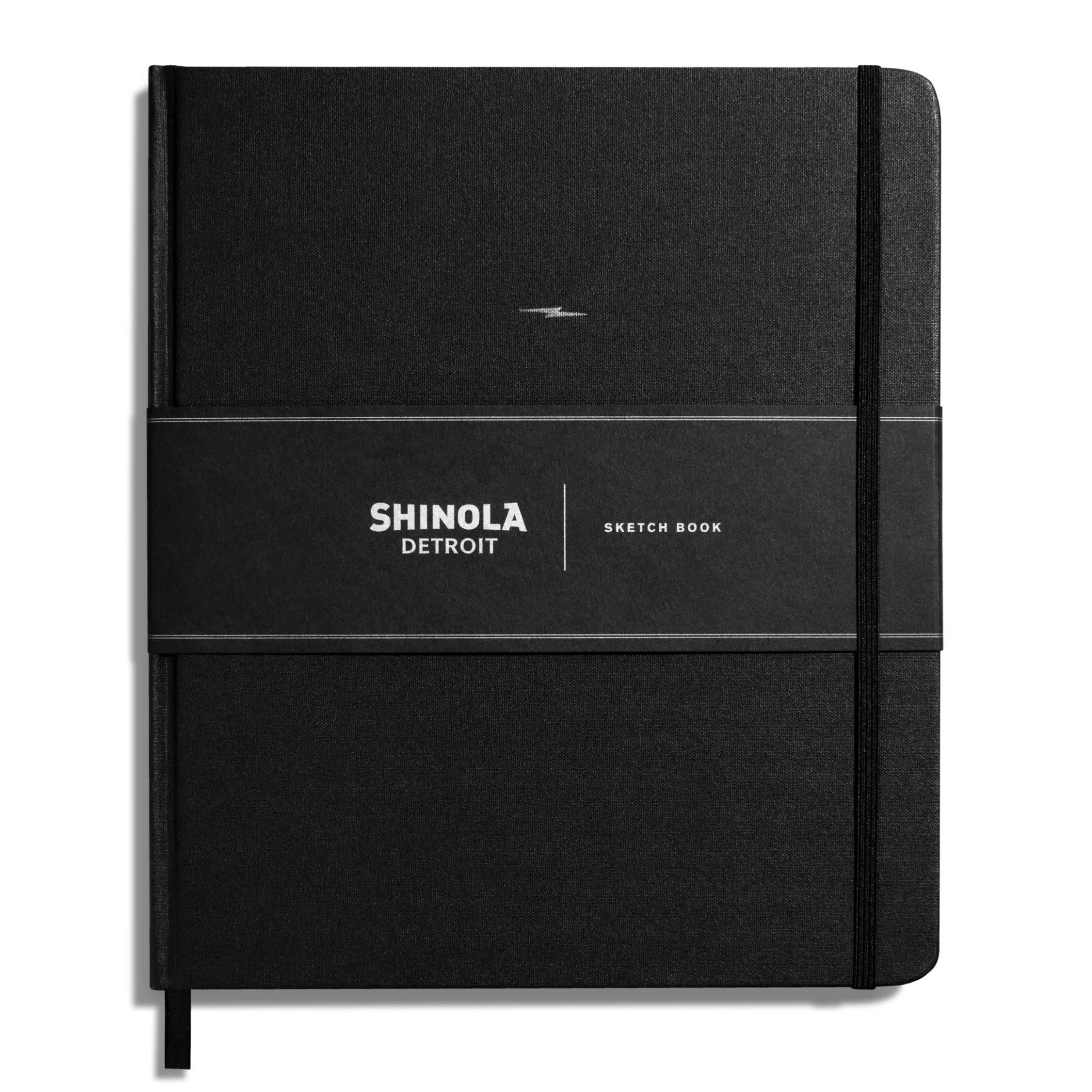 New Shinola Large Hard Plain Sketchbook Black