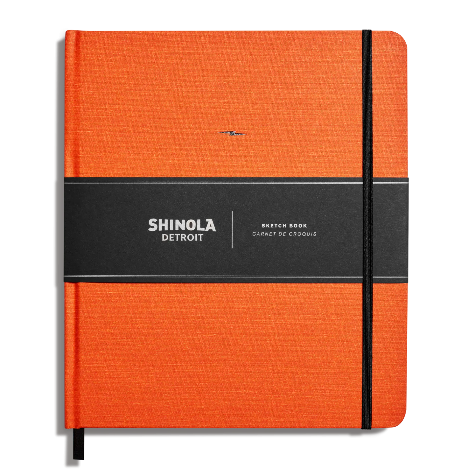 Hot Shinola Large Hard Plain Sketchbook Bold Orange