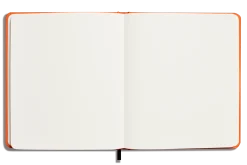 Hot Shinola Large Hard Plain Sketchbook Bold Orange