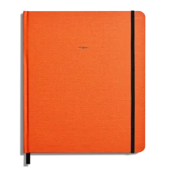 Hot Shinola Large Hard Plain Sketchbook Bold Orange
