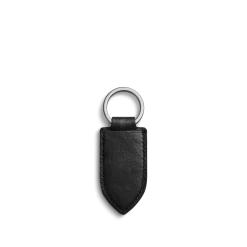 Online Shinola Leather Monogram Key Fob Black