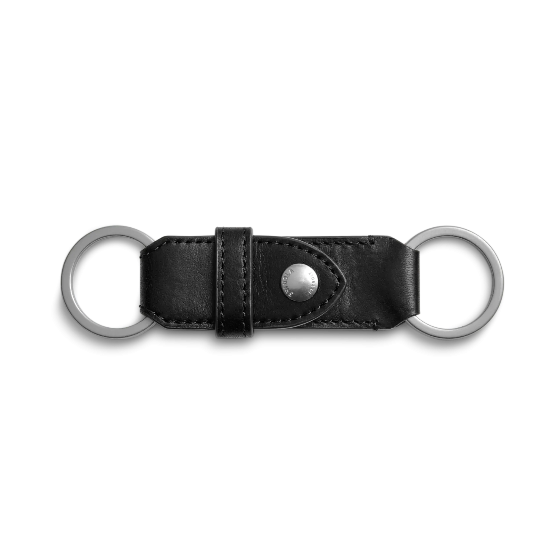 Best Shinola Leather Valet Key Fob Black