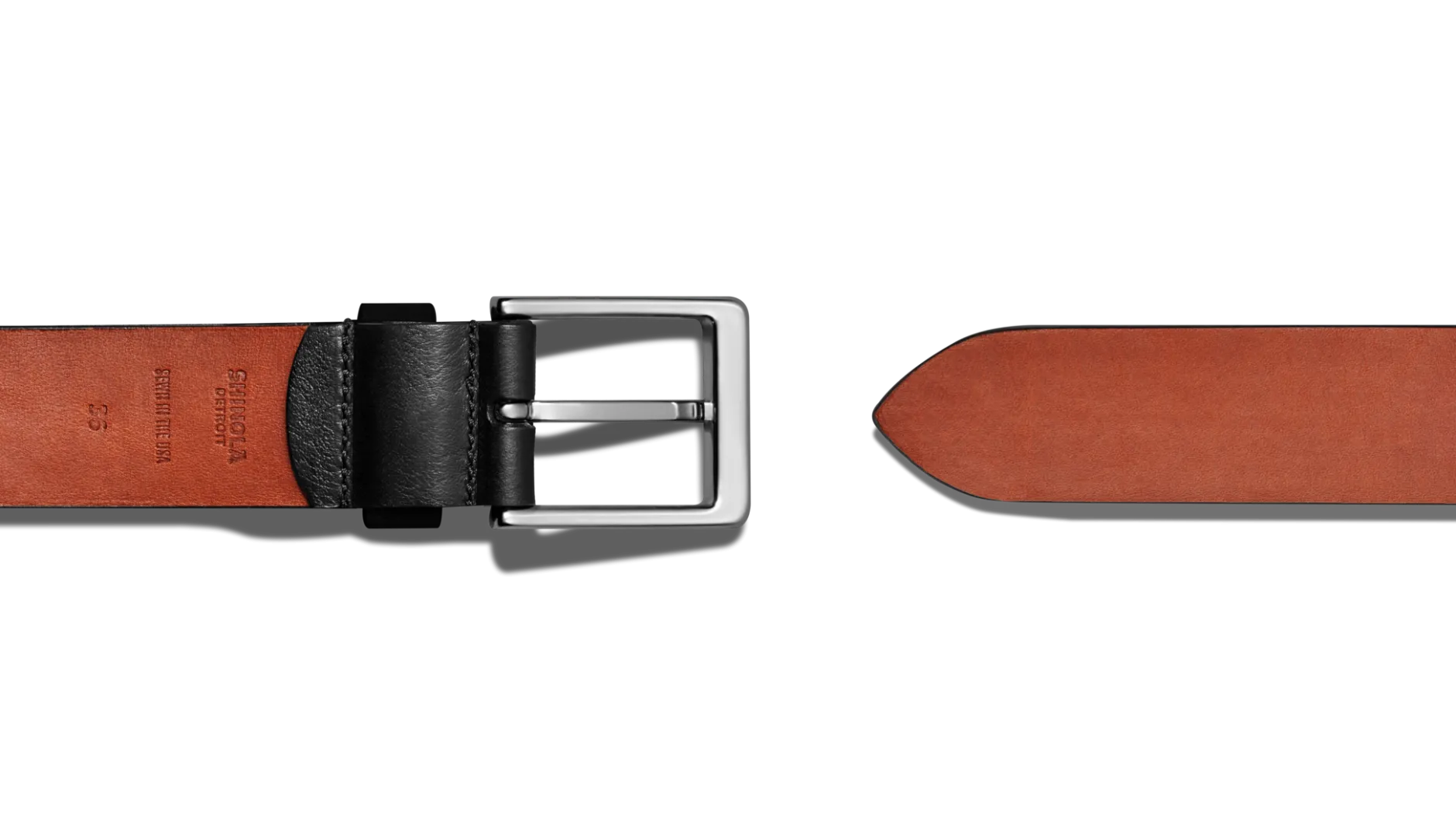 Outlet Shinola Lightning Bolt Keeper Belt