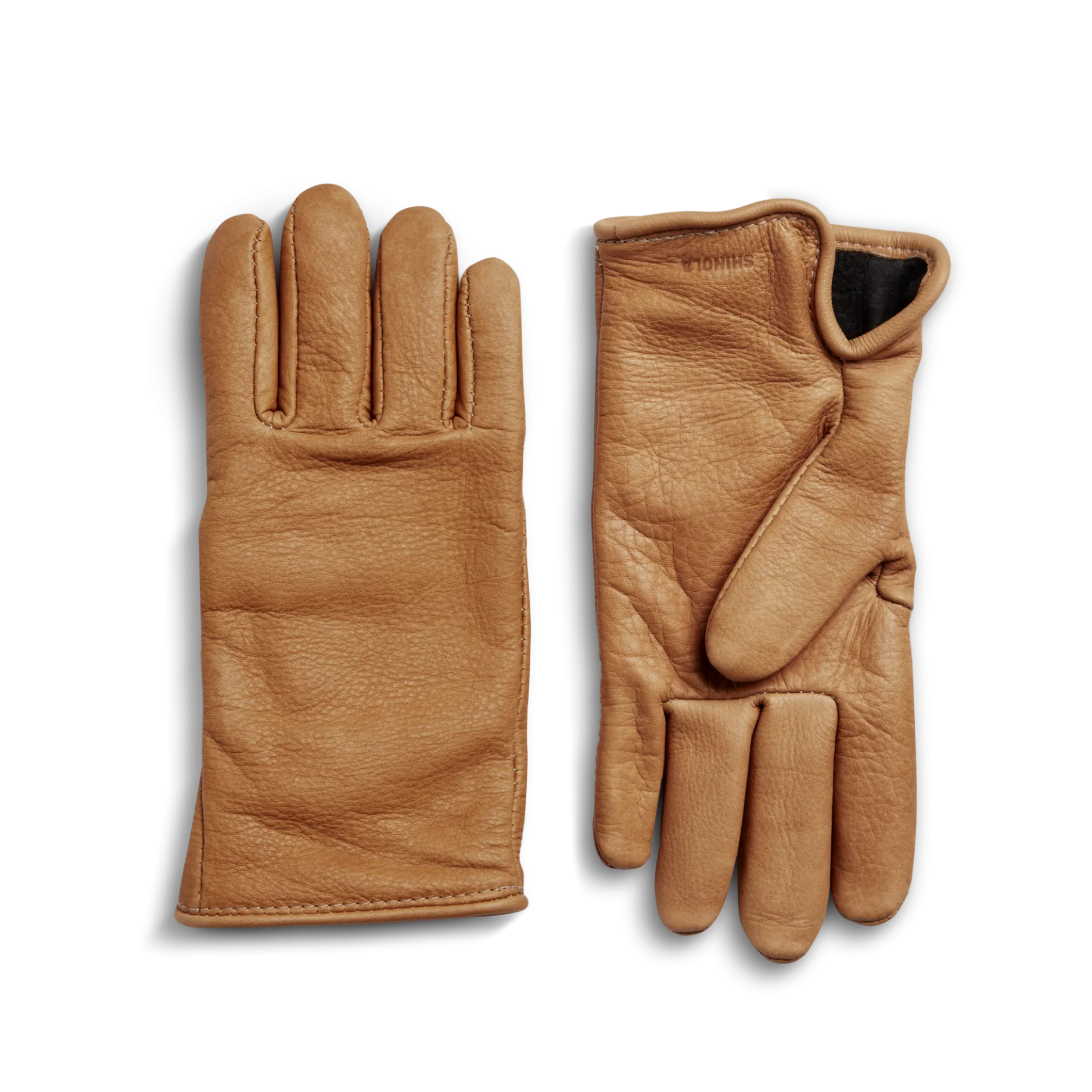 Hot Shinola Lined Leather Gloves Black