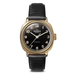 Sale Shinola Mechanic Watch Black/Gold