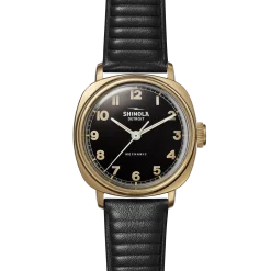 Sale Shinola Mechanic Watch Black/Gold