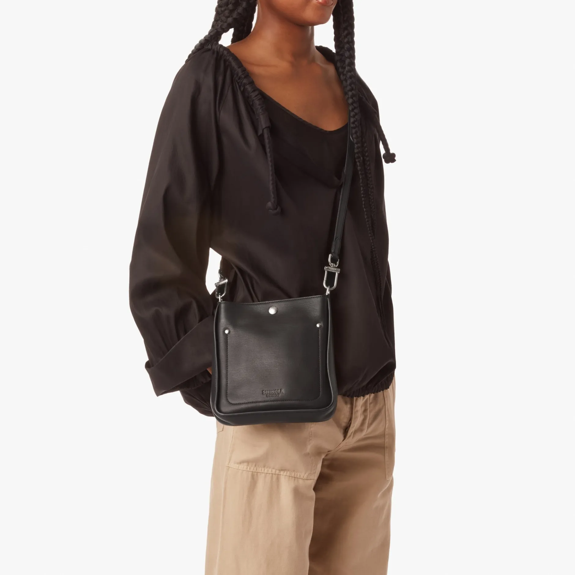 Best Shinola Mini Pocket Crossbody Bag Black