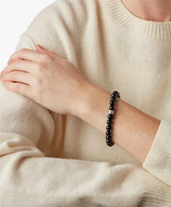 Online Shinola 8mm Beaded Onyx Bracelet