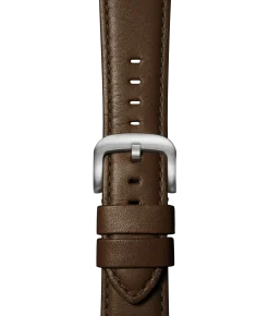 Shinola 20mm Black Leather Apple Watch Strap