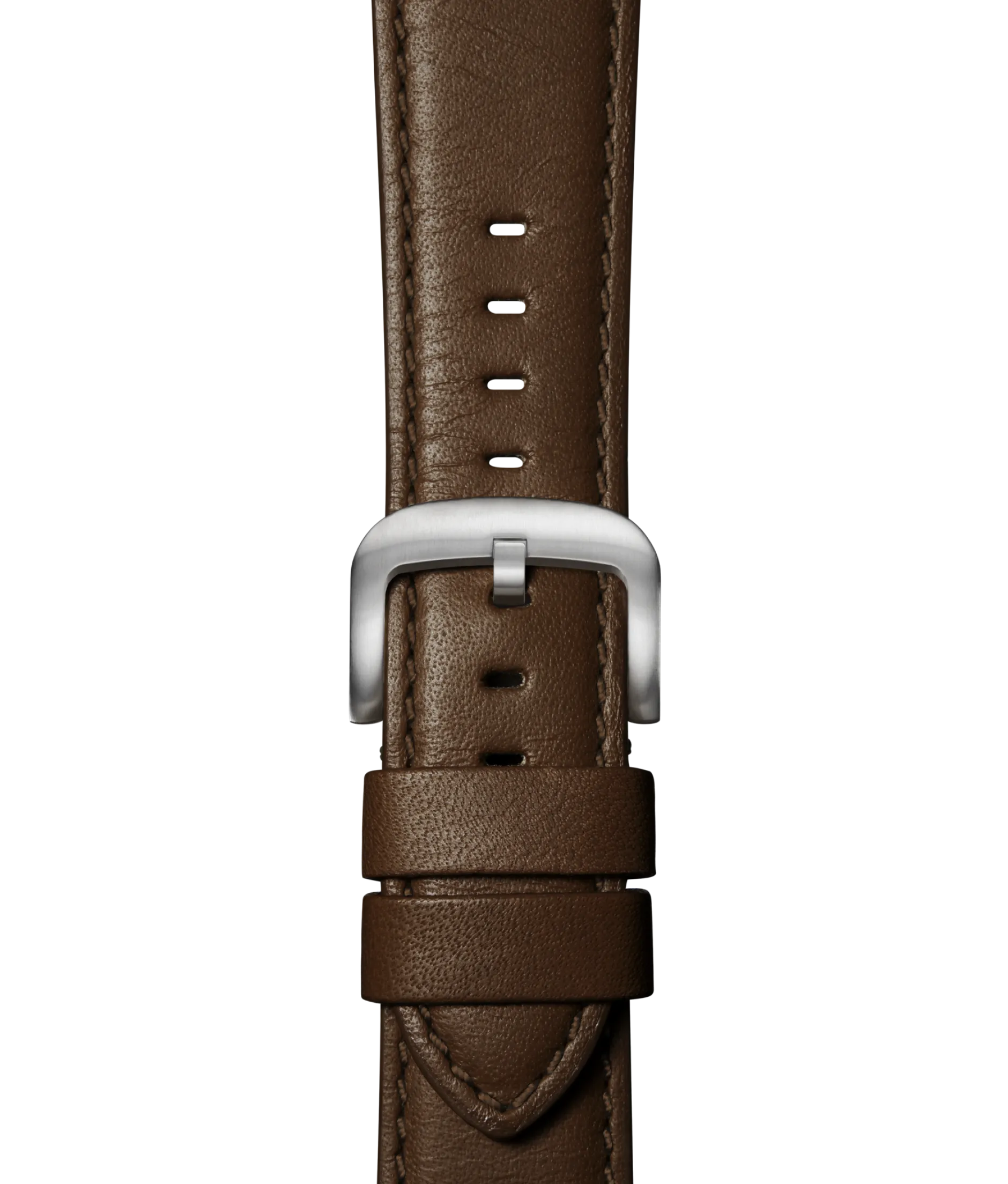 Shinola 20mm Black Leather Apple Watch Strap
