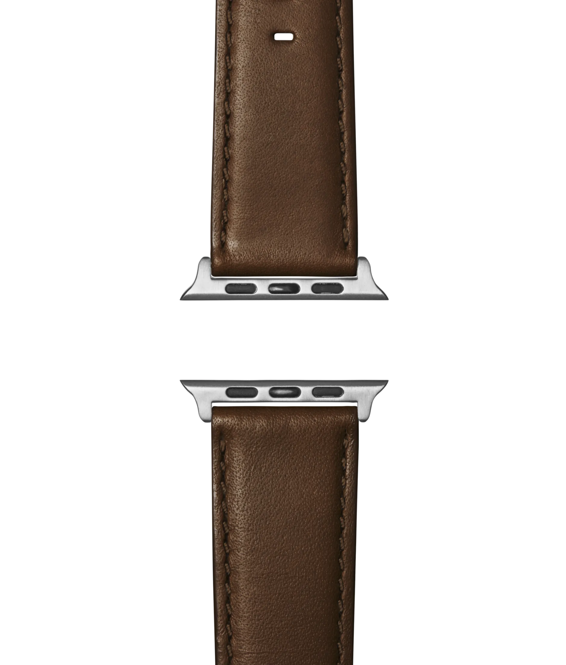 Shinola 20mm Black Leather Apple Watch Strap