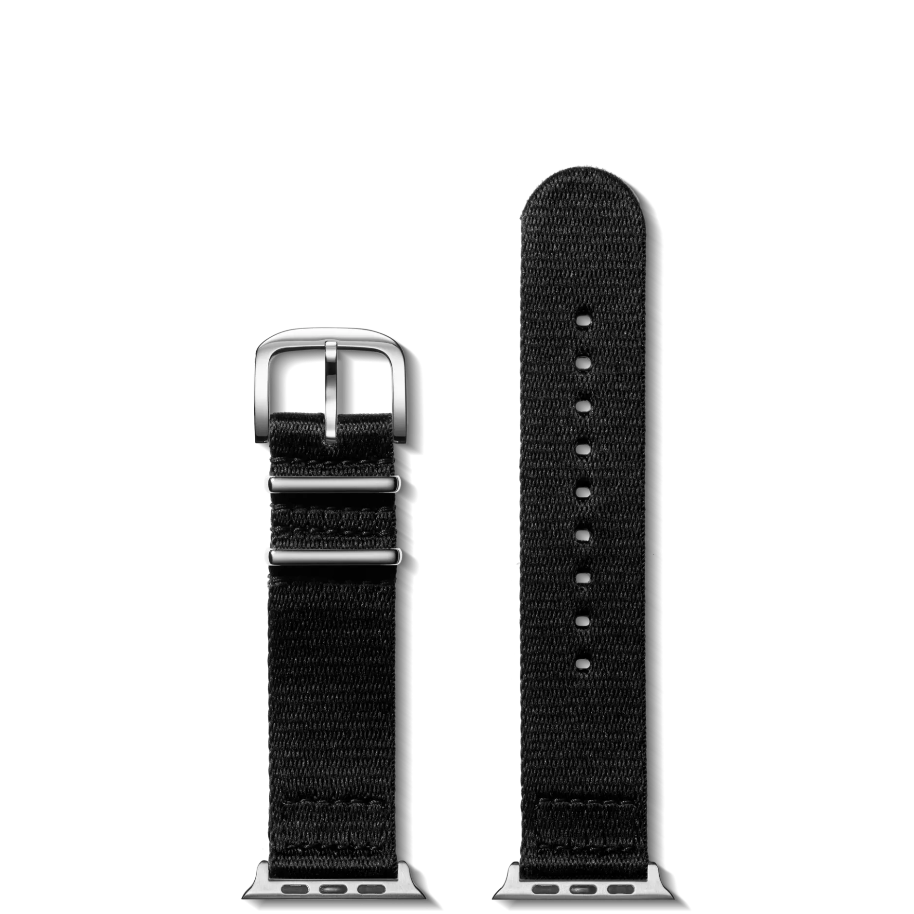 Discount Shinola 20mm Black Split Nylon Apple Watch Strap