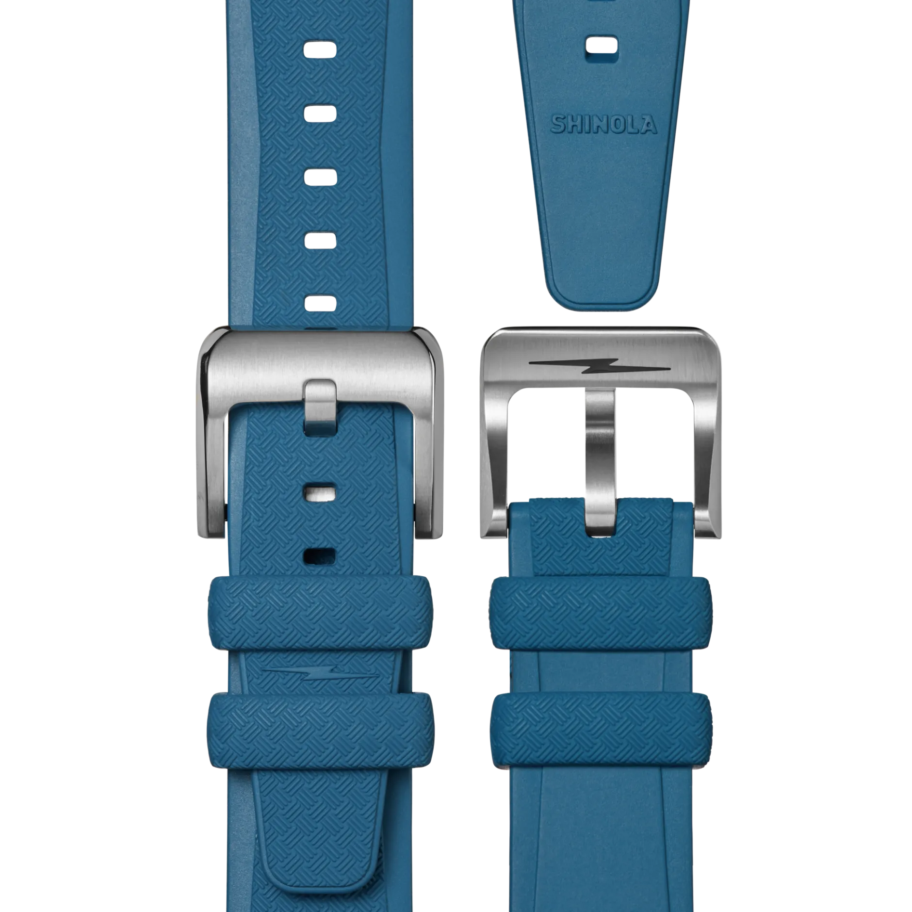 Hot Shinola 20mm Rubber Watch Strap Blue