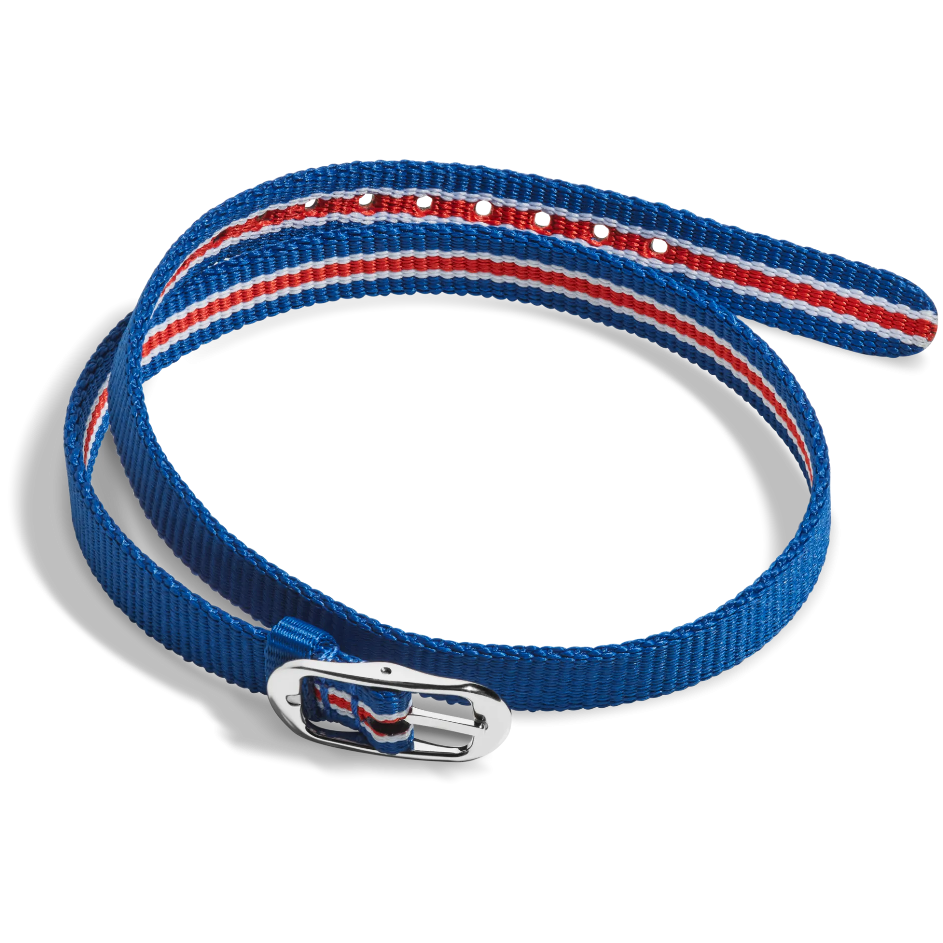 Online Shinola 10mm Blue/White/Red Nylon Watch Strap