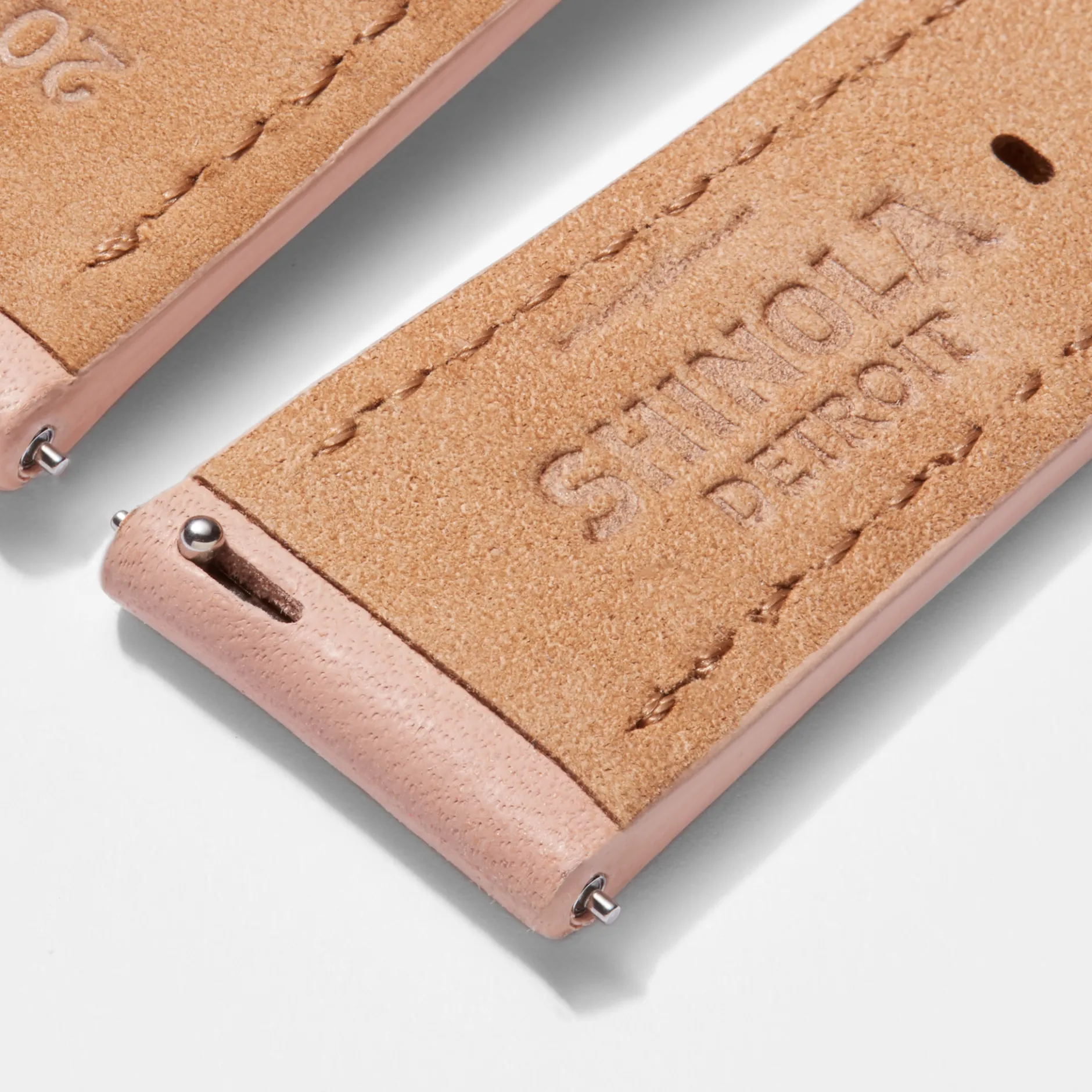 Online Shinola 20mm Blush Leather Watch Strap Blush Watch Strap