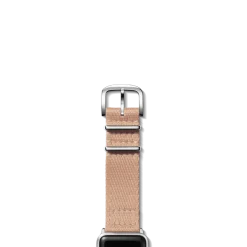 Shinola 20mm Blush Split Nylon Apple Watch Strap