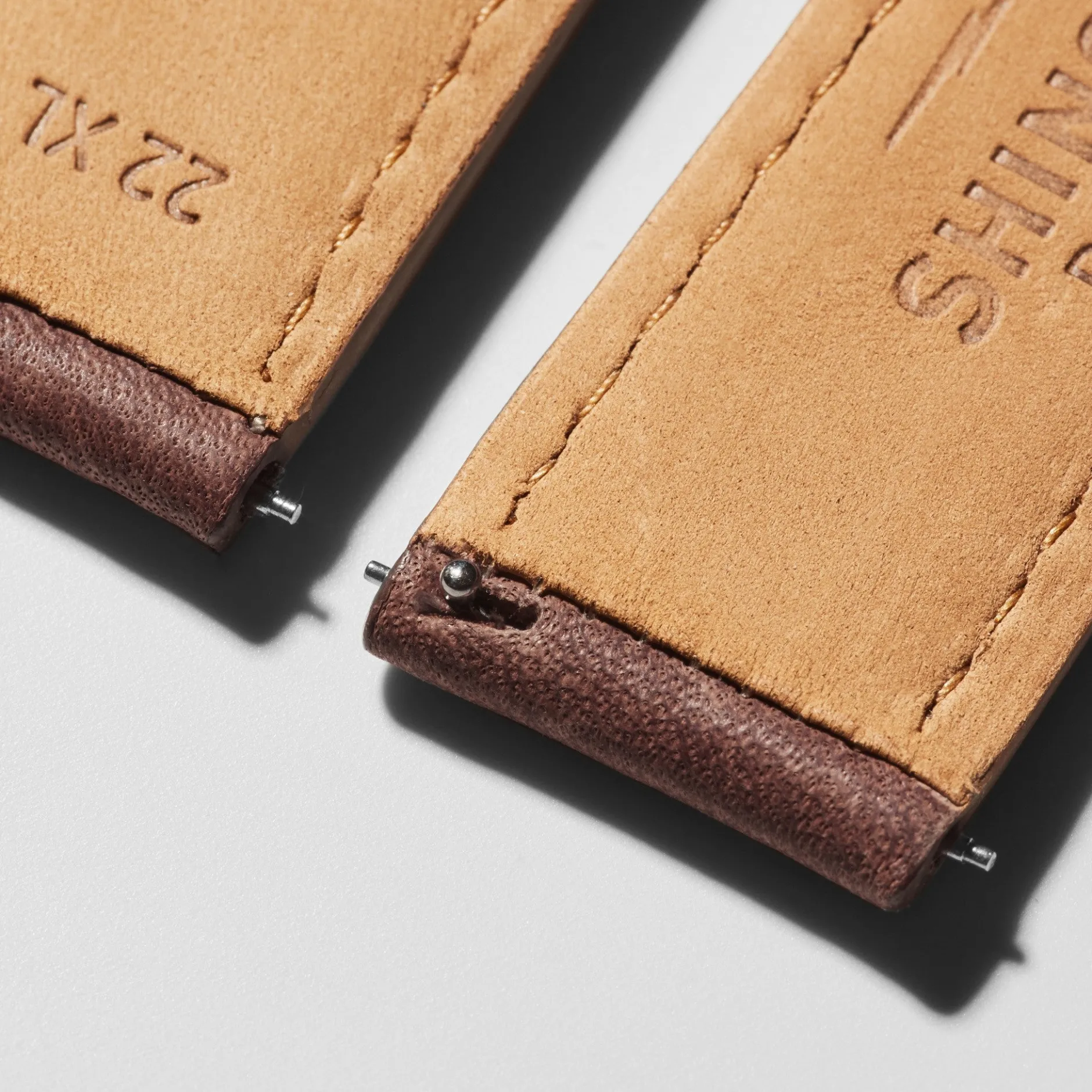 Clearance Shinola 22mm British Tan Leather Watch Strap (XL)