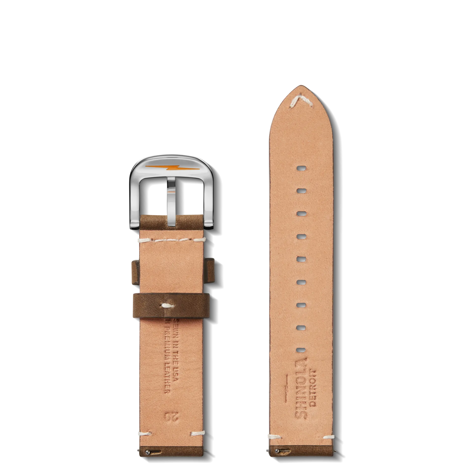Best Shinola 20mm Leather Watch Strap British Tan
