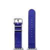 Shinola 20mm Cobalt Blue Split Nylon Apple Watch Strap