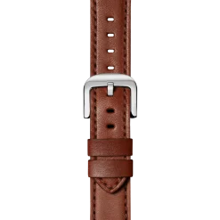 Sale Shinola 20mm Dark Cognac Leather Watch Strap
