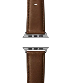Online Shinola 20mm Dark Nut Brown Leather Apple Watch Strap