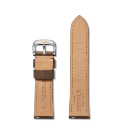 New Shinola 24mm Dark Nut Brown Leather Watch Strap