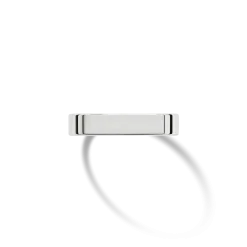 Best Shinola 4mm Flat Band White Gold