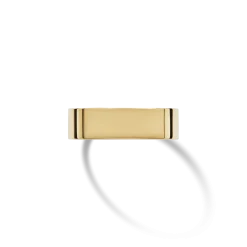 Hot Shinola 6mm Flat Band Yellow Gold