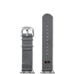 Best Shinola 20mm Gray Split Nylon Apple Watch Strap