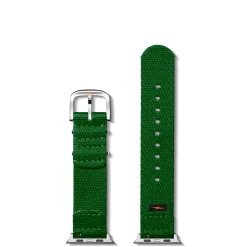 Clearance Shinola 20mm Green Split Nylon Apple Watch Strap
